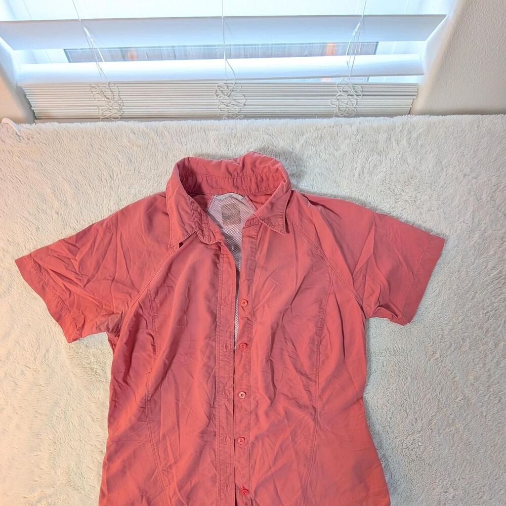 Columbia-sportswear Women's Pink and Orange Shirt